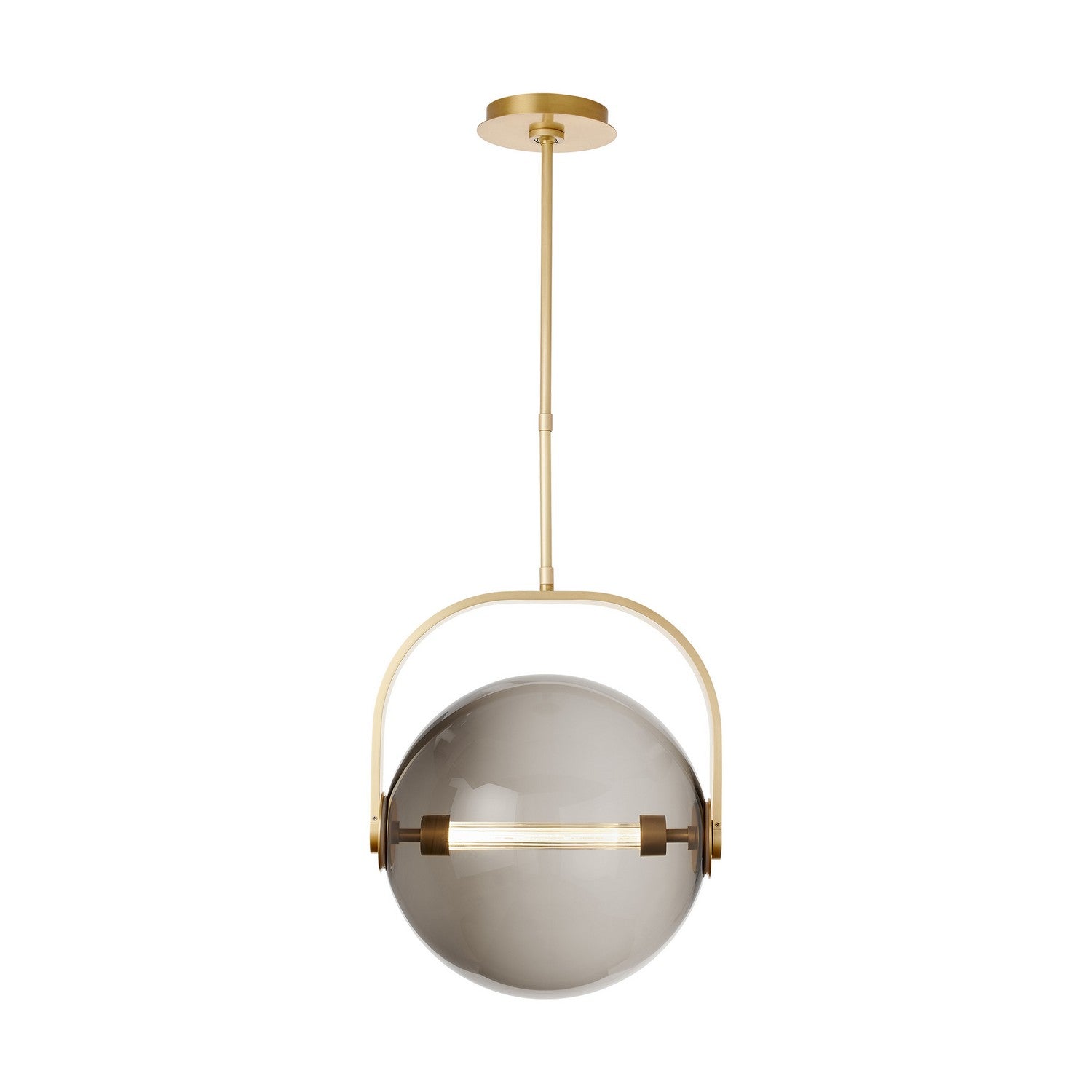 Visual Comfort Modern - SLPD10427TSMNB - LED Pendant - Fues - Natural Brass