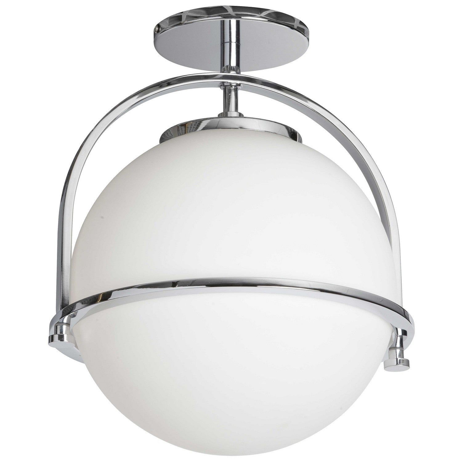 Dainolite Ltd - PAO-121SF-PC - One Light Semi Flush Mount - Paola - Polished Chrome