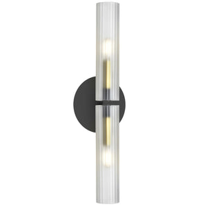 Dainolite Ltd - WAN-192W-MB-AGB-FR - Two Light Wall Sconce - Wand - Matte Black