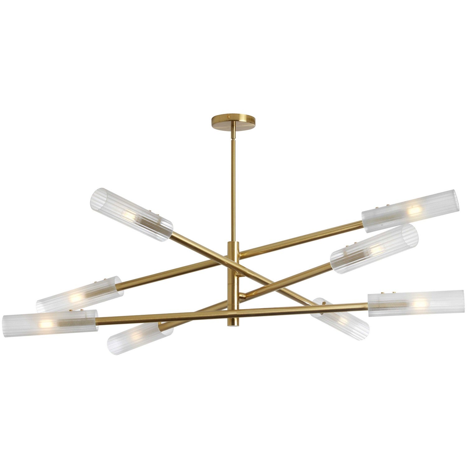 Dainolite Ltd - WAN-448C-AGB-FR - Eight Light Chandelier - Wand - Aged Brass