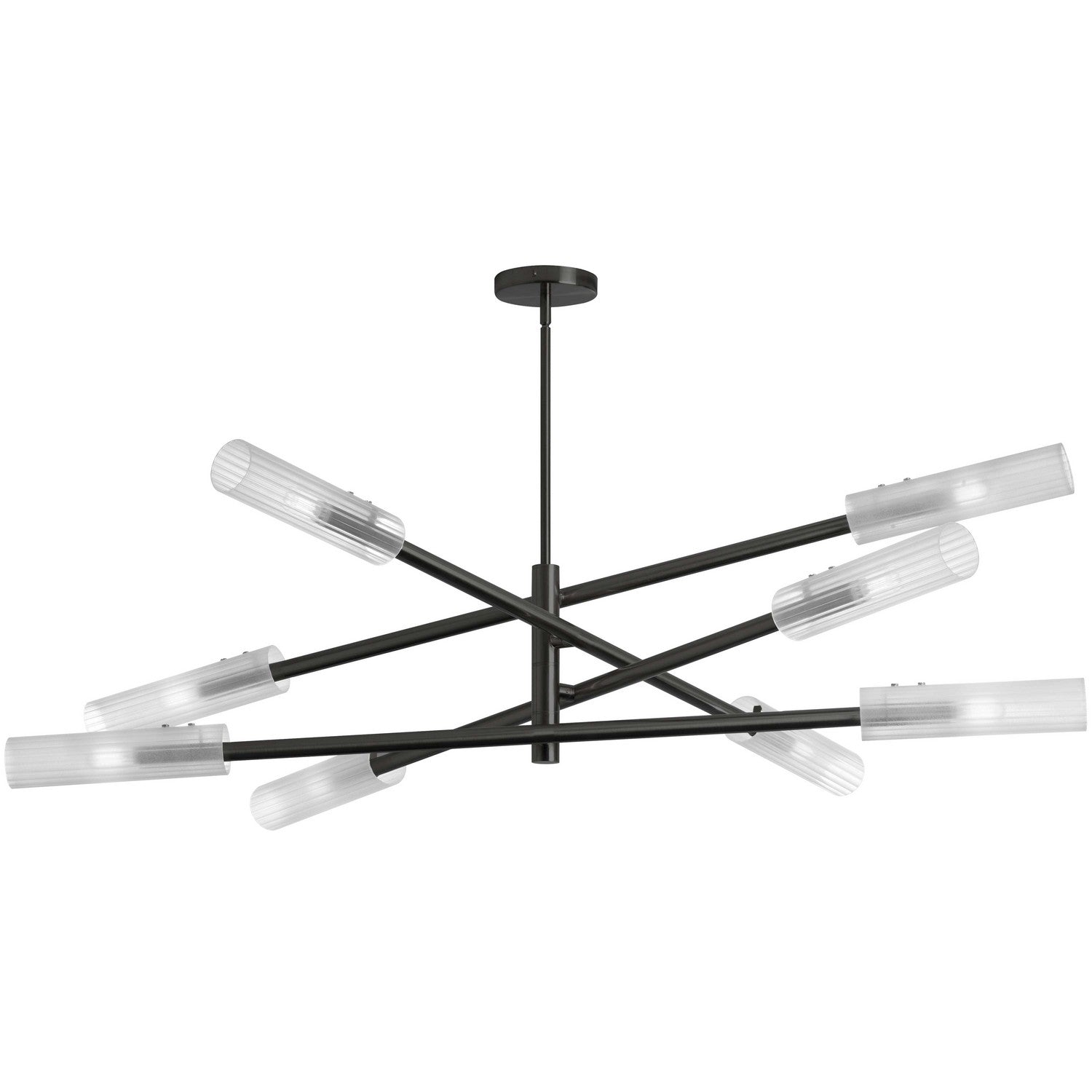 Dainolite Ltd - WAN-448C-MB-FR - Eight Light Chandelier - Wand - Matte Black