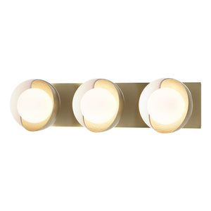 Hubbardton Forge - 201378-SKT-86-02-GG0711 - Three Light Wall Sconce - Brooklyn - Modern Brass