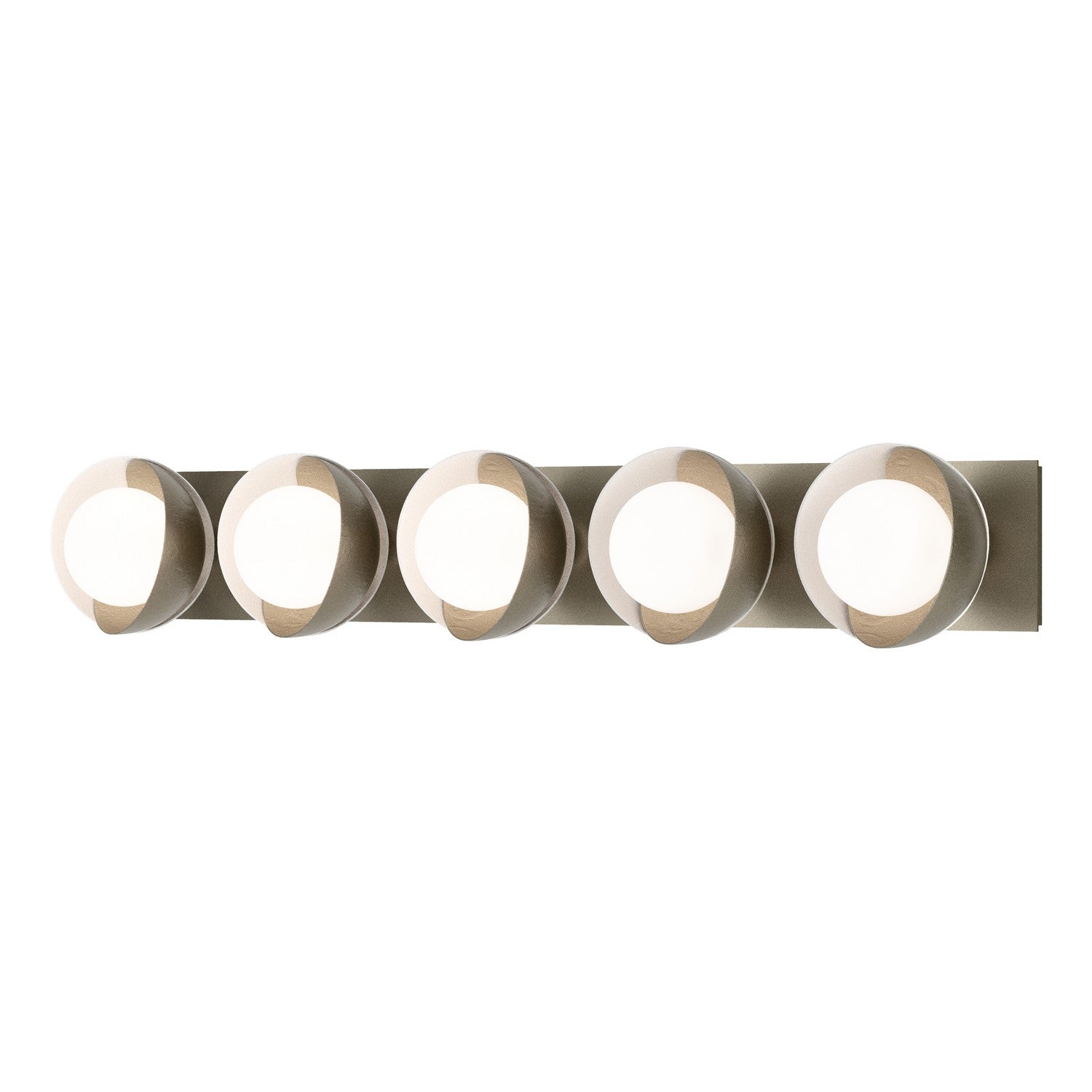 Hubbardton Forge - 201379-SKT-84-02-GG0711 - Five Light Wall Sconce - Brooklyn - Soft Gold