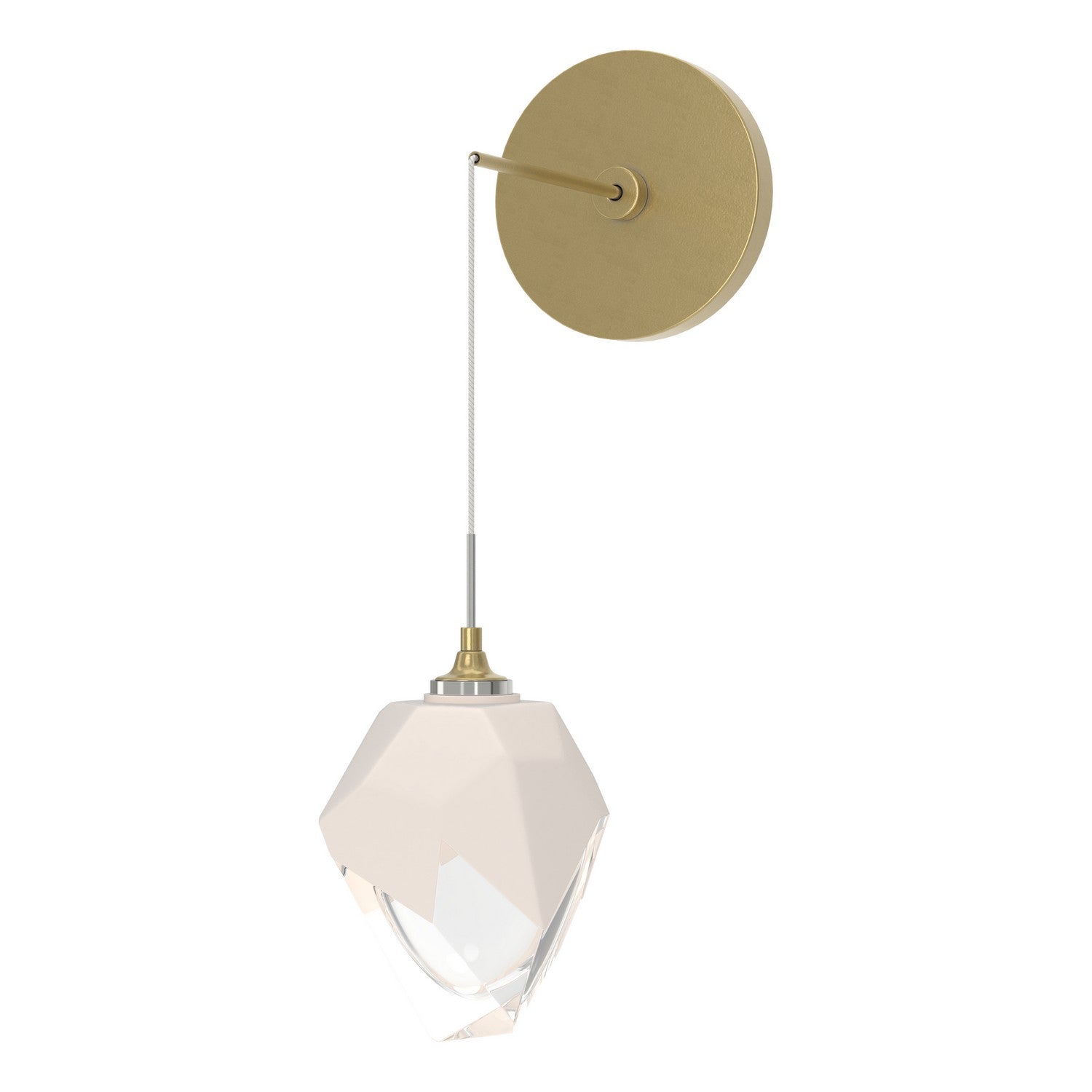Hubbardton Forge - 201397-SKT-86-WP0754 - LED Wall Sconce - Chrysalis - Modern Brass