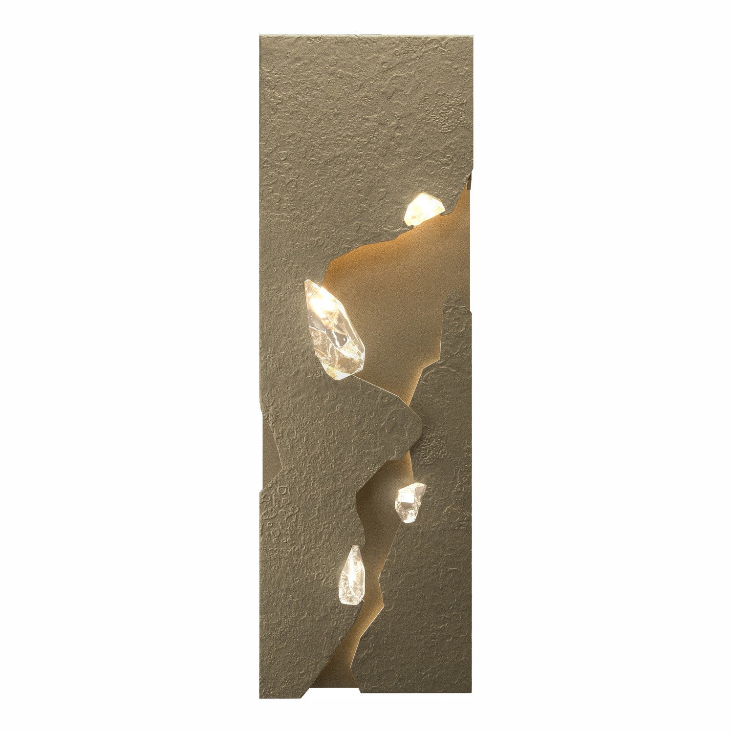 Hubbardton Forge - 202015-LED-84-CR - Trove LED Sconce - Trove - Soft Gold