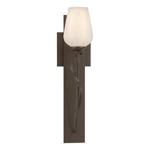 Hubbardton Forge - 203030-SKT-05-GG0303 - One Light Wall Sconce - Flora - Bronze