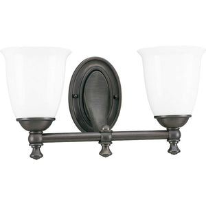 Progress Lighting - P3028-74 - Two Light Bath - Victorian - Venetian Bronze