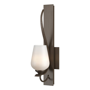 Hubbardton Forge - 203035-SKT-05-GG0303 - One Light Wall Sconce - Flora - Bronze