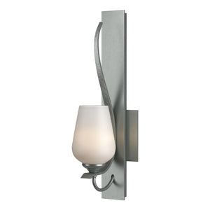 Hubbardton Forge - 203035-SKT-82-GG0303 - One Light Wall Sconce - Flora - Vintage Platinum