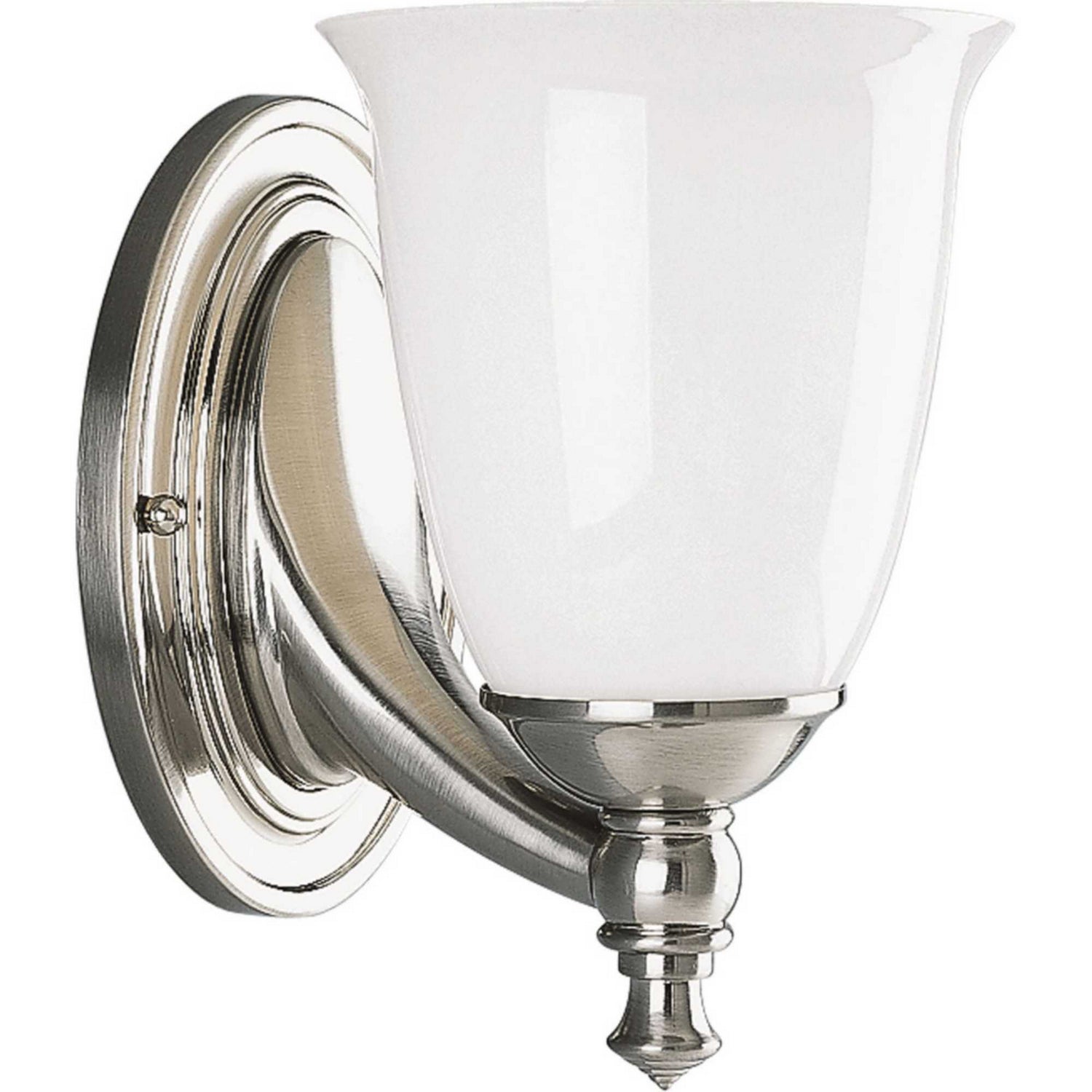 Progress Lighting - P3027-09 - One Light Bath - Victorian - Brushed Nickel