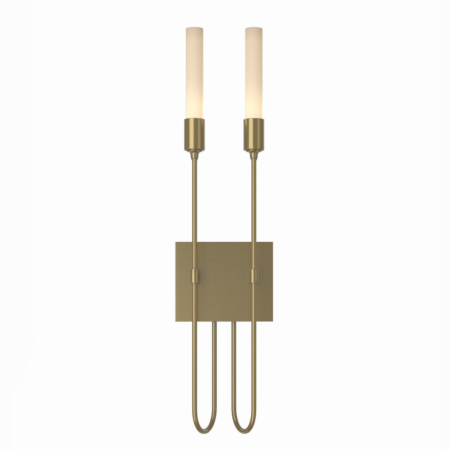 Hubbardton Forge - 203053-SKT-86 - Two Light Wall Sconce - Lisse - Modern Brass