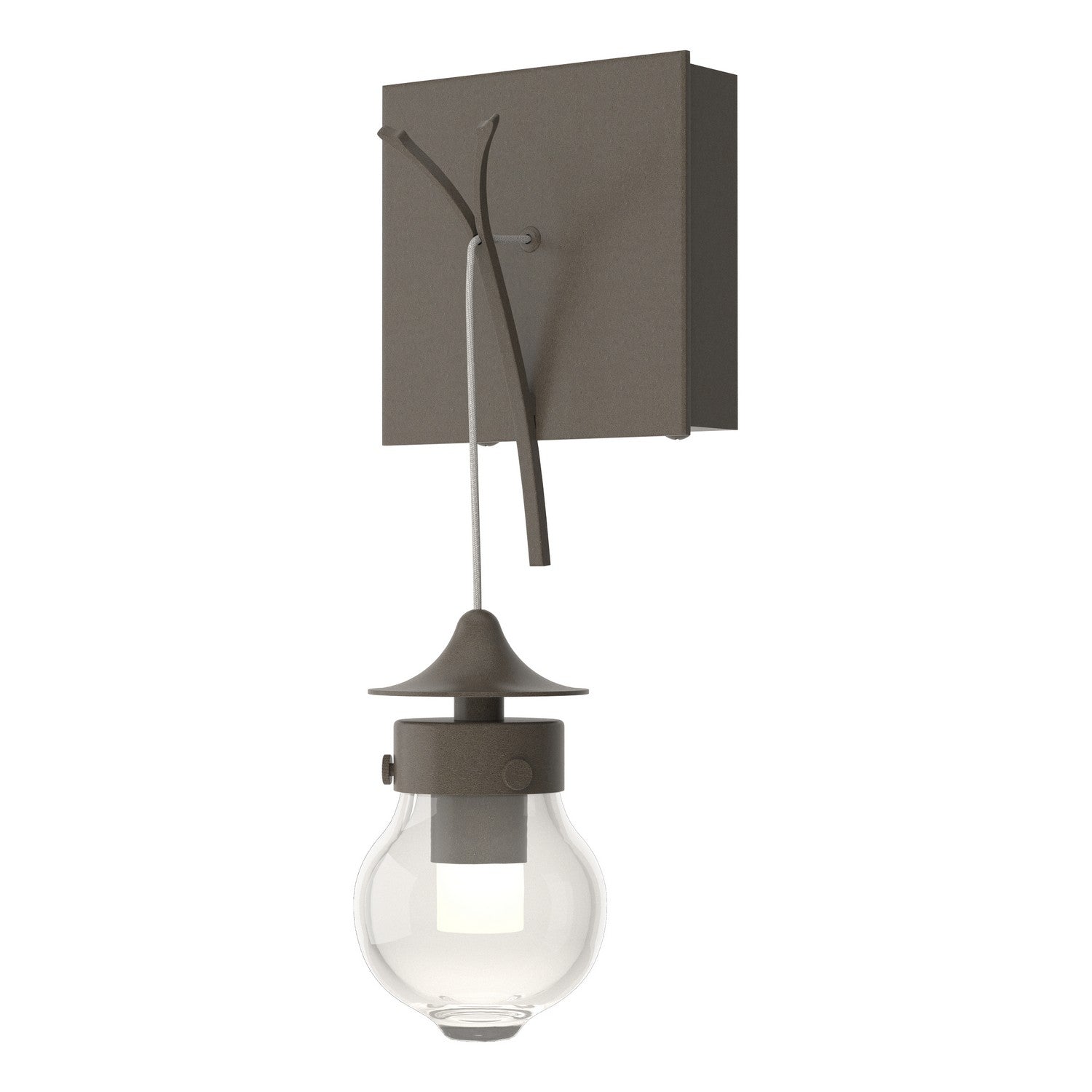Hubbardton Forge - 203325-SKT-07-ZM0565 - Kiwi Sconce - Kiwi - Dark Smoke