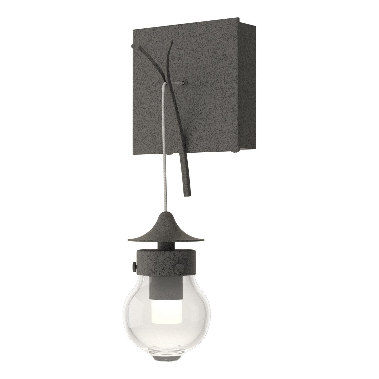 Hubbardton Forge - 203325-SKT-20-ZM0565 - One Light Wall Sconce - Kiwi - Natural Iron