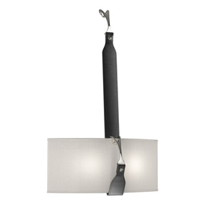 Hubbardton Forge - 204070-SKT-10-24-LK-SE1613 - LED Wall Sconce - Saratoga - Black