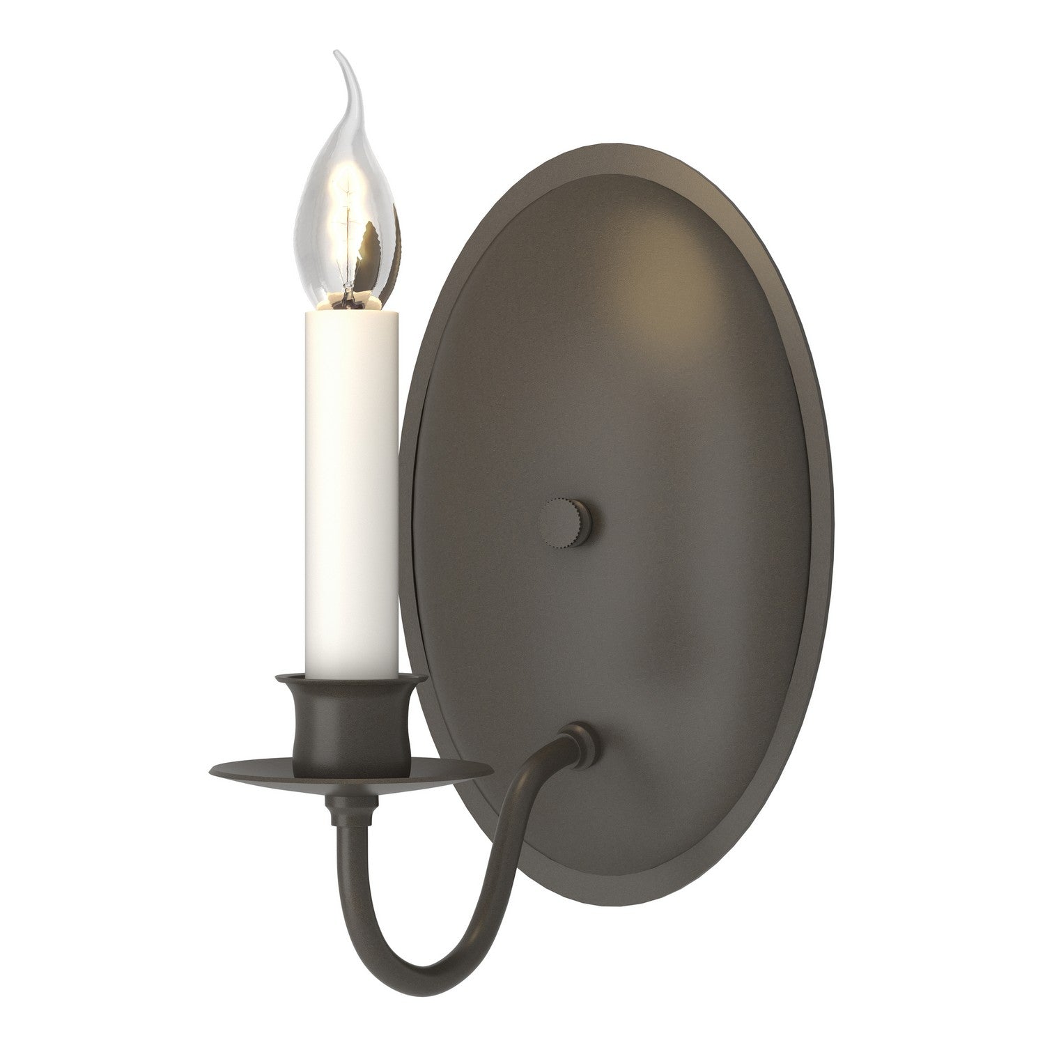 Hubbardton Forge - 204210-SKT-07 - One Light Wall Sconce - Simple Lines - Dark Smoke