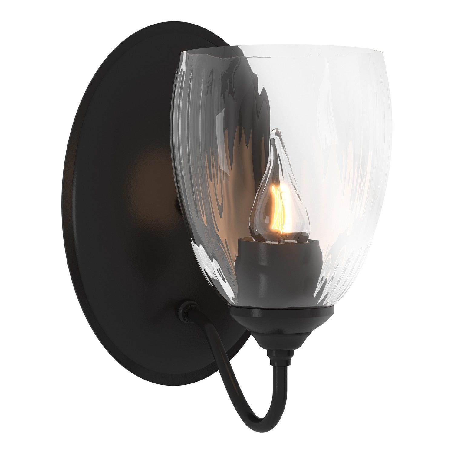 Hubbardton Forge - 204213-SKT-10-LL0083 - One Light Wall Sconce - Simple Lines - Black