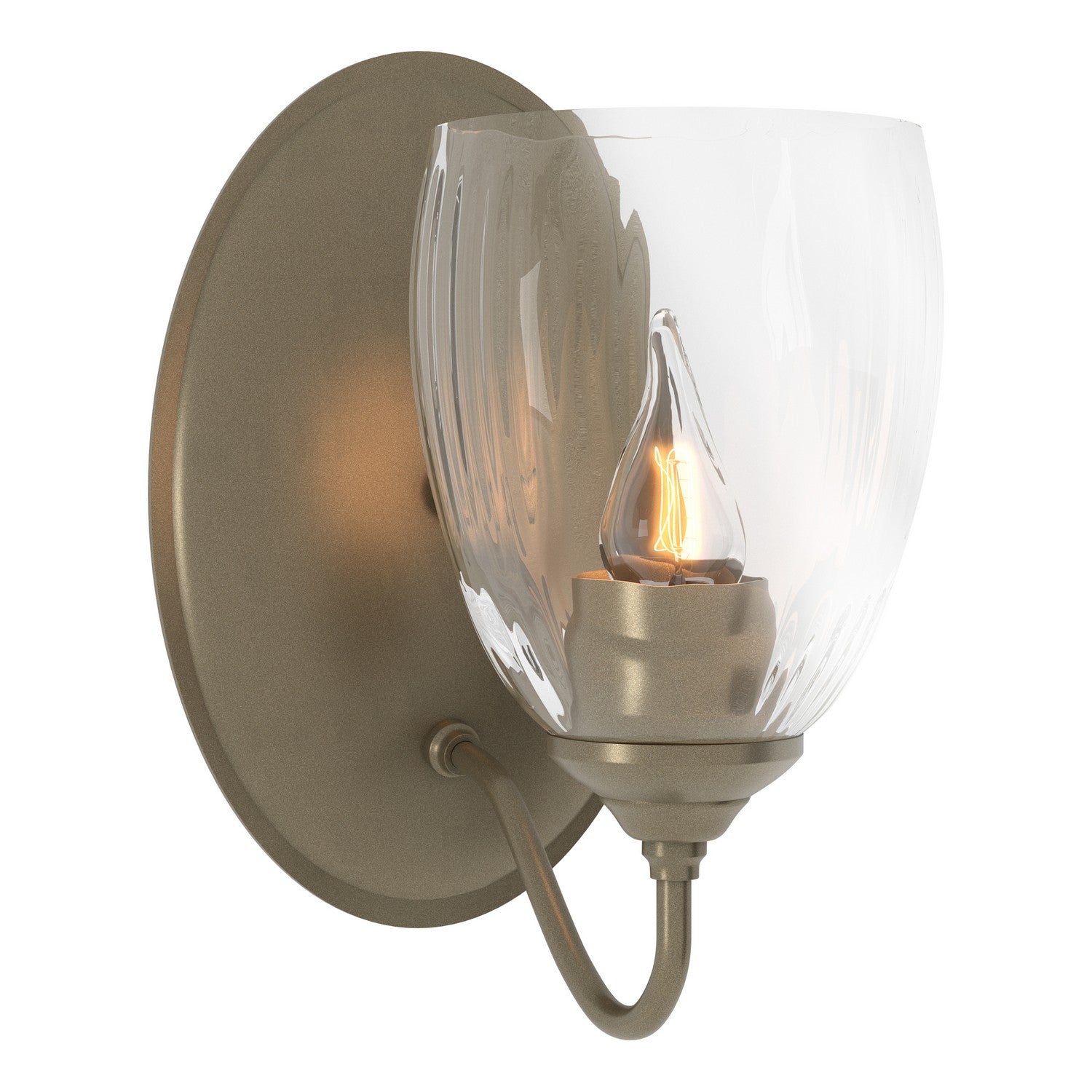 Hubbardton Forge - 204213-SKT-84-LL0083 - One Light Wall Sconce - Simple Lines - Soft Gold