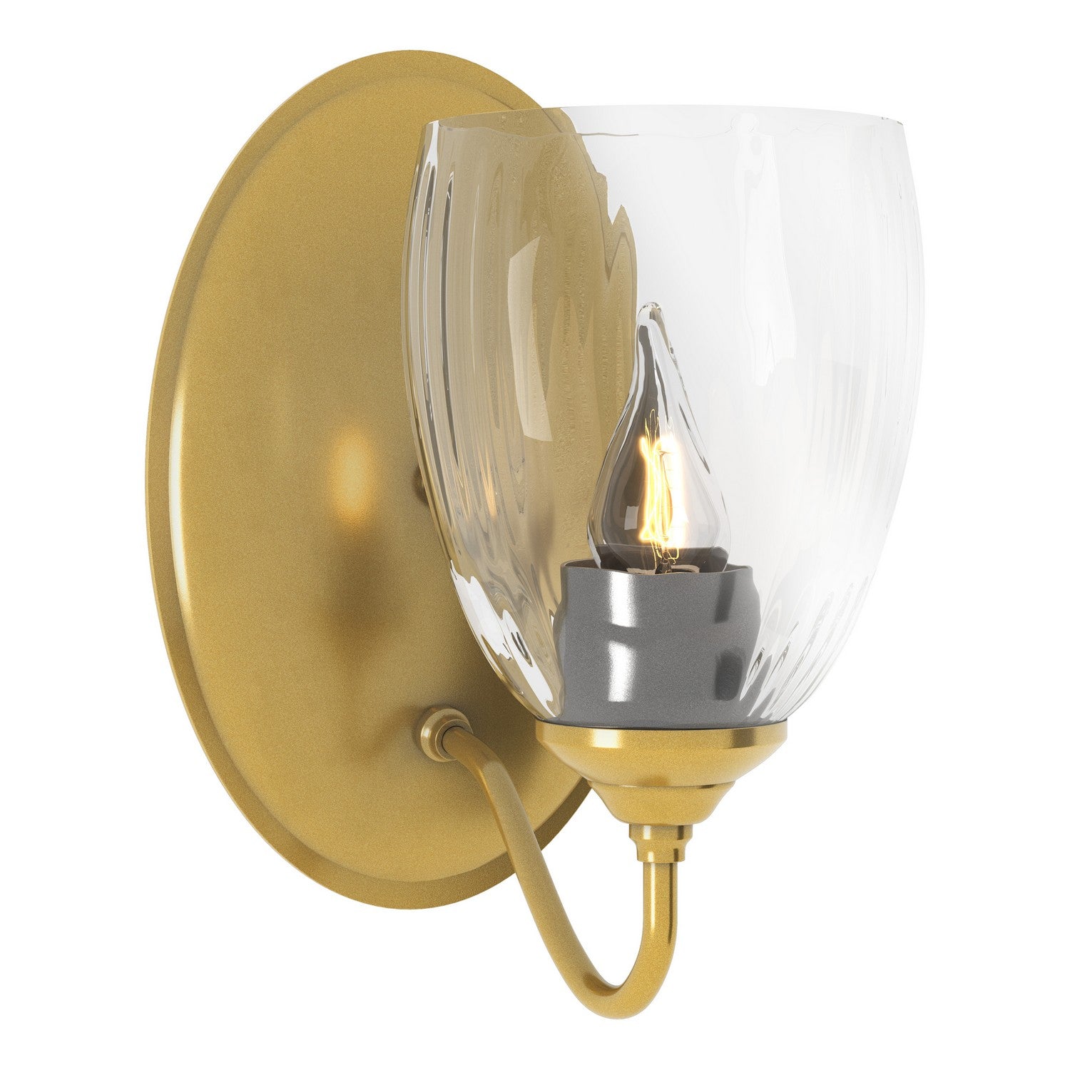 Hubbardton Forge - 204213-SKT-86-LL0083 - Simple Lines Sconce - Simple Lines - Modern Brass