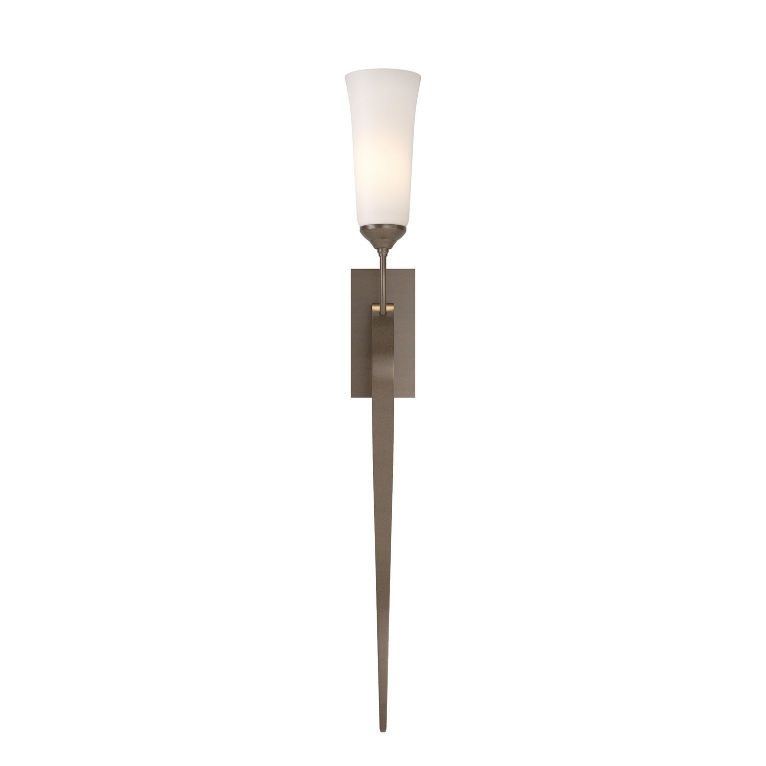 Hubbardton Forge - 204529-SKT-05-GG0350 - Sweeping Taper ADA Sconce - Sweeping Taper - Bronze