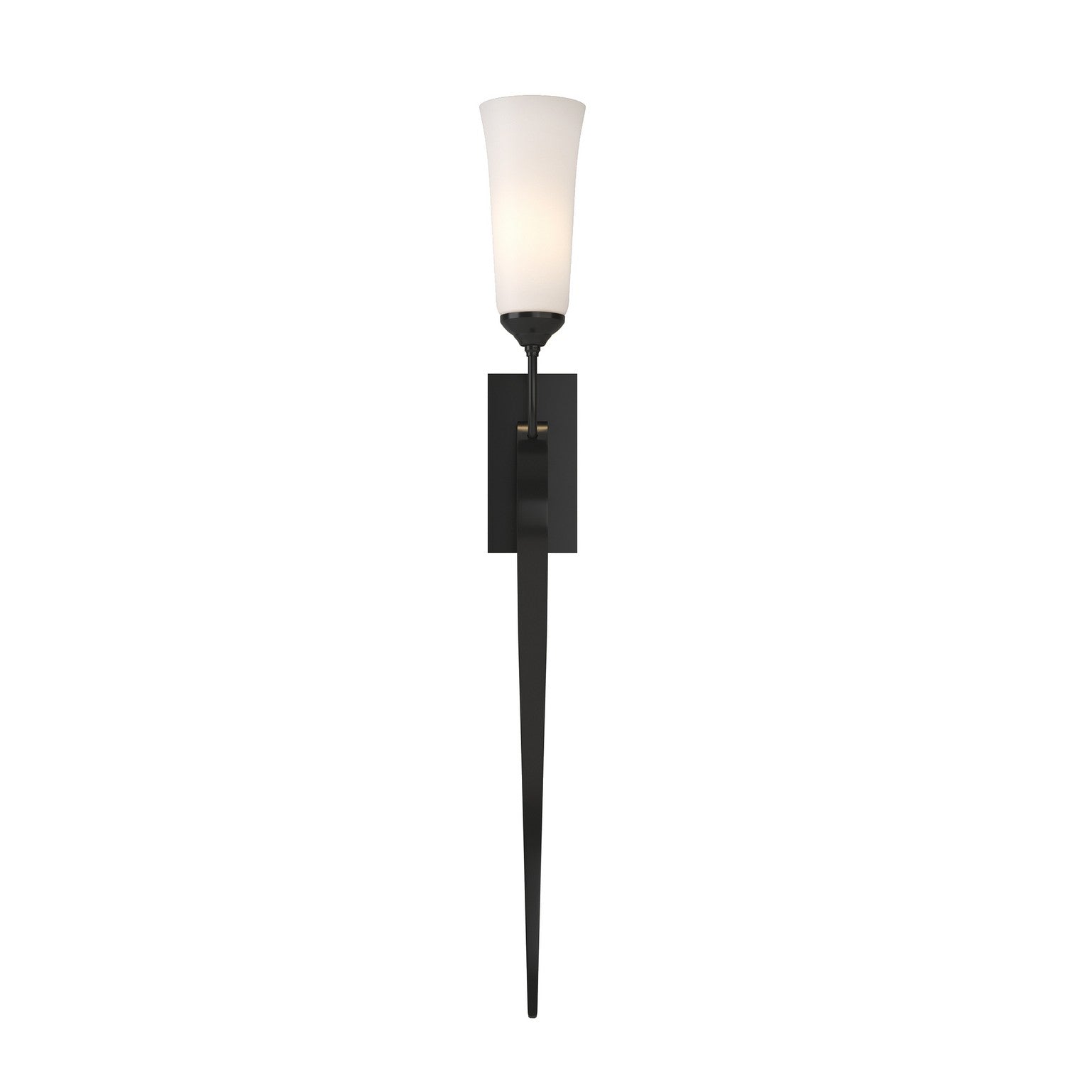 Hubbardton Forge - 204529-SKT-10-GG0350 - Sweeping Taper ADA Sconce - Sweeping Taper - Black