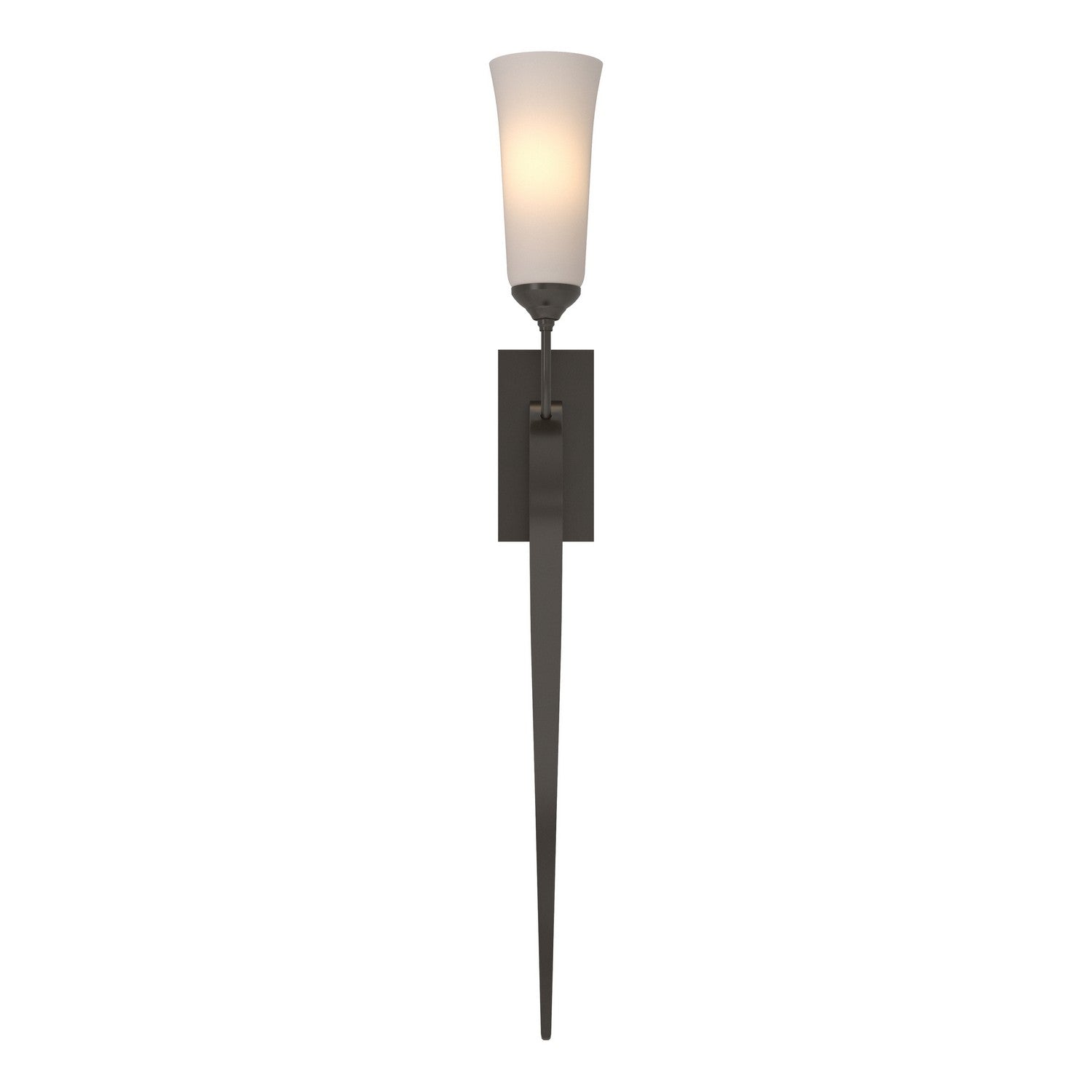 Hubbardton Forge - 204529-SKT-14-GG0350 - Sweeping Taper ADA Sconce - Sweeping Taper - Oil Rubbed Bronze