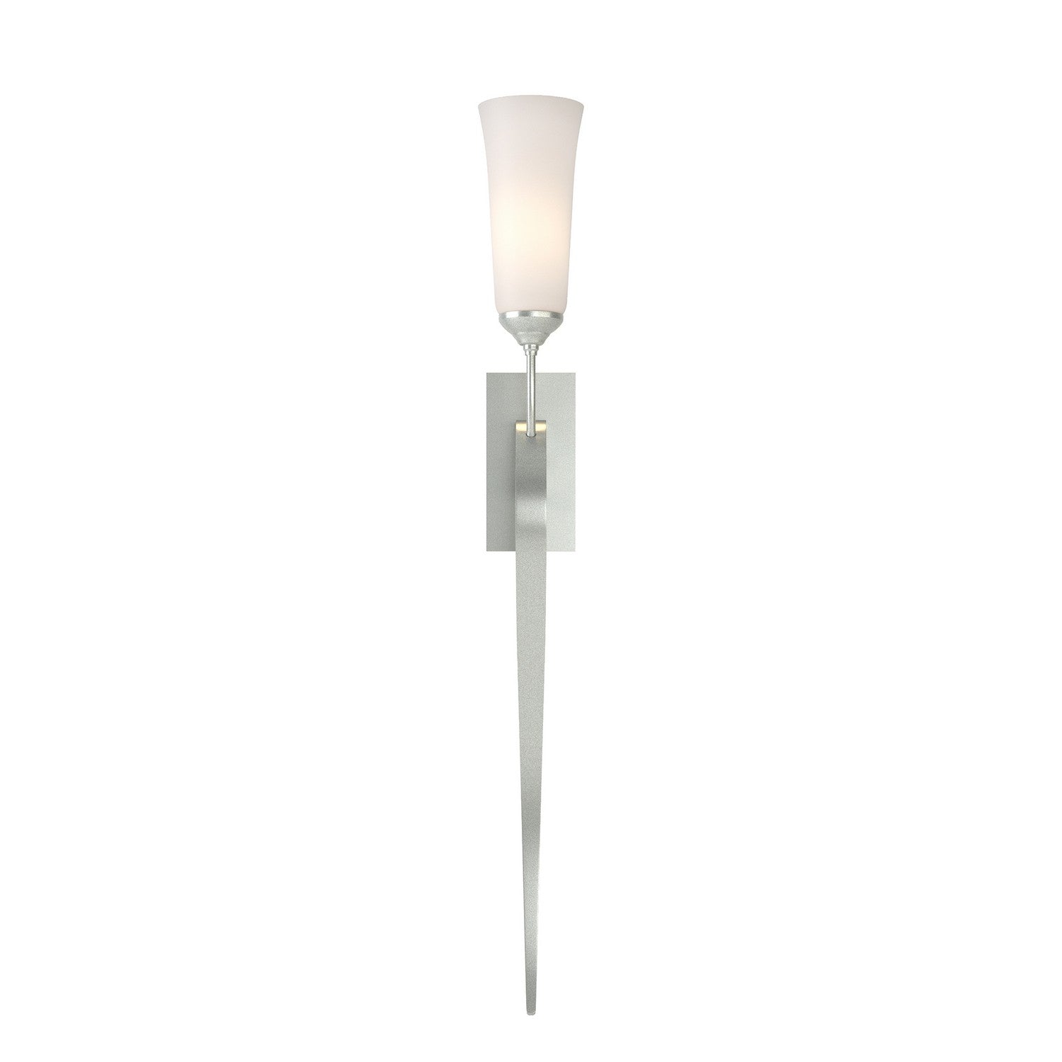 Hubbardton Forge - 204529-SKT-82-GG0350 - Sweeping Taper ADA Sconce - Sweeping Taper - Vintage Platinum
