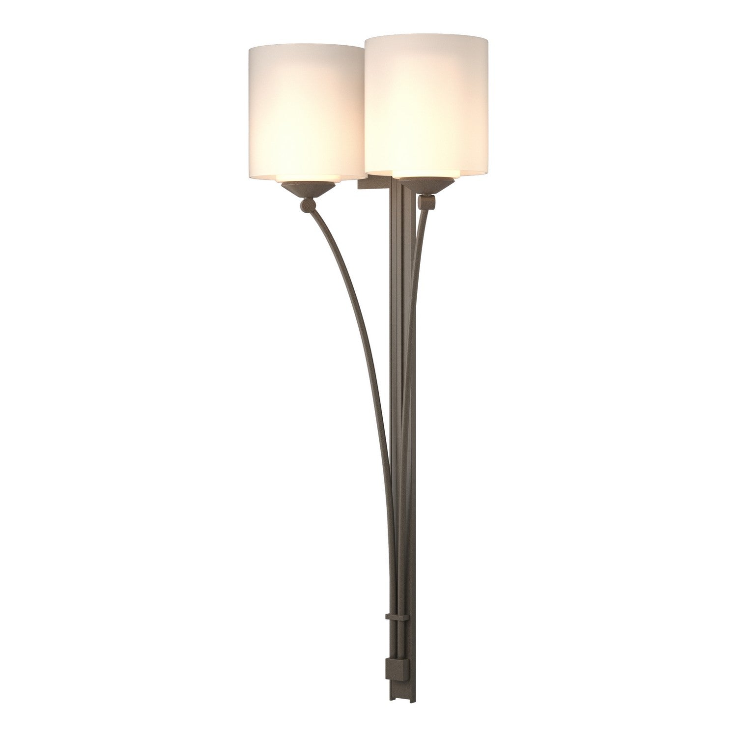 Hubbardton Forge - 204672-SKT-07-GG0169 - Two Light Wall Sconce - Formae - Dark Smoke