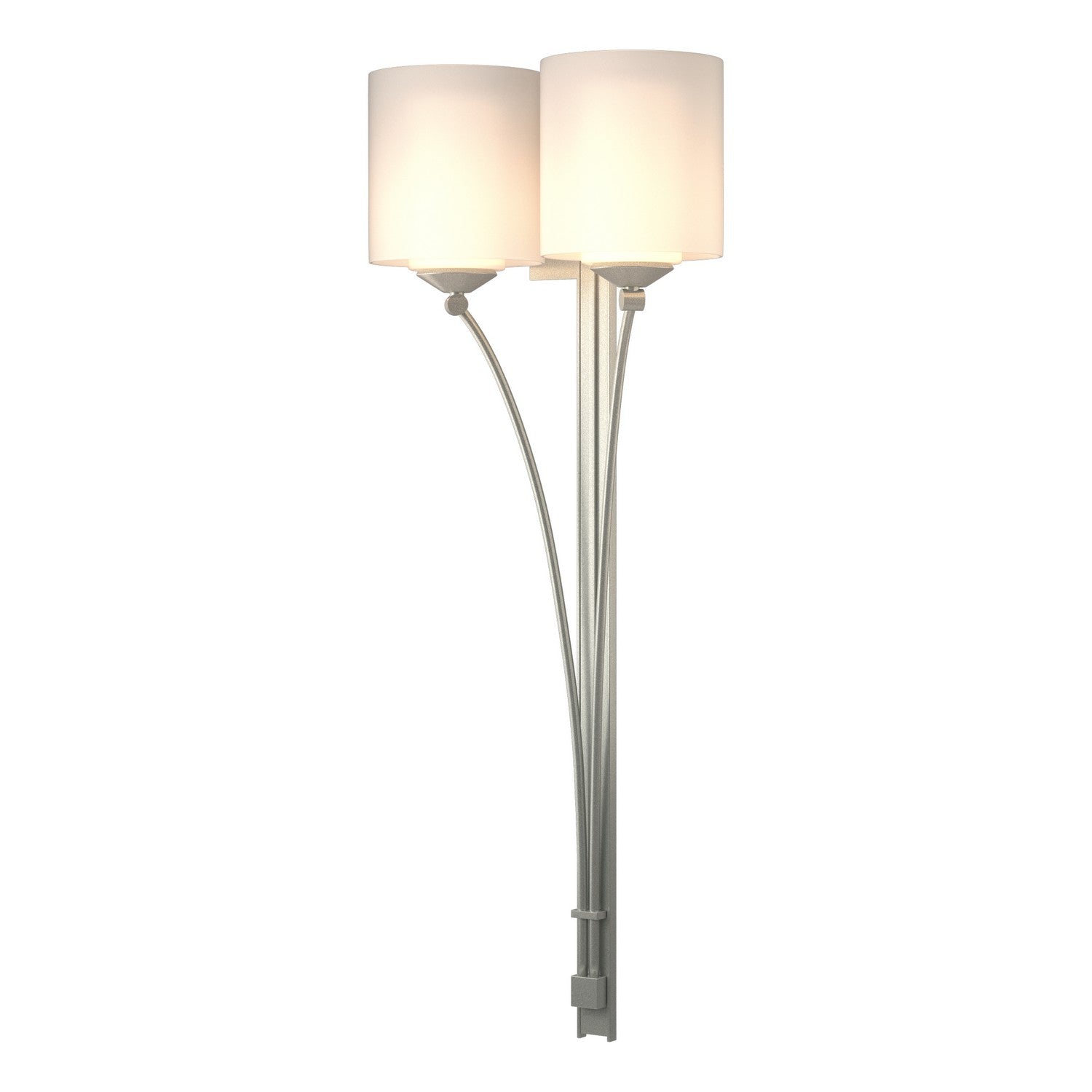 Hubbardton Forge - 204672-SKT-82-GG0169 - Two Light Wall Sconce - Formae - Vintage Platinum