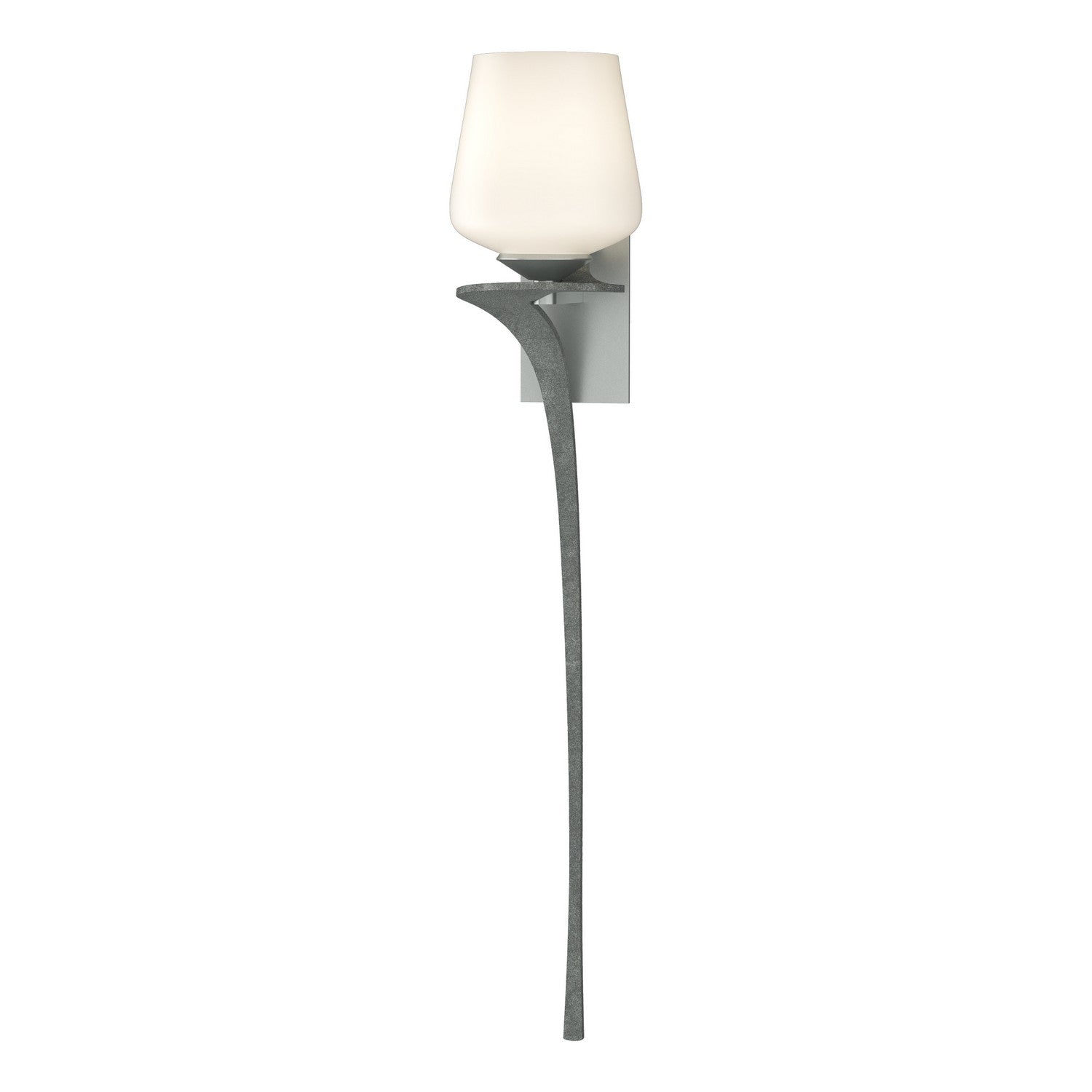 Hubbardton Forge - 204710-SKT-LFT-82-GG0236 - Antasia Single Glass 1 Light Sconce - Antasia - Vintage Platinum