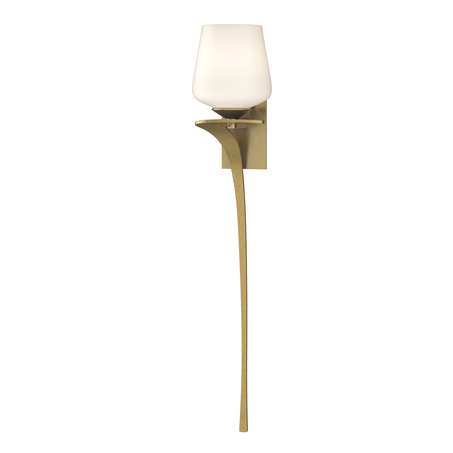 Hubbardton Forge - 204710-SKT-LFT-86-GG0236 - Antasia Single Glass 1 Light Sconce - Antasia - Modern Brass