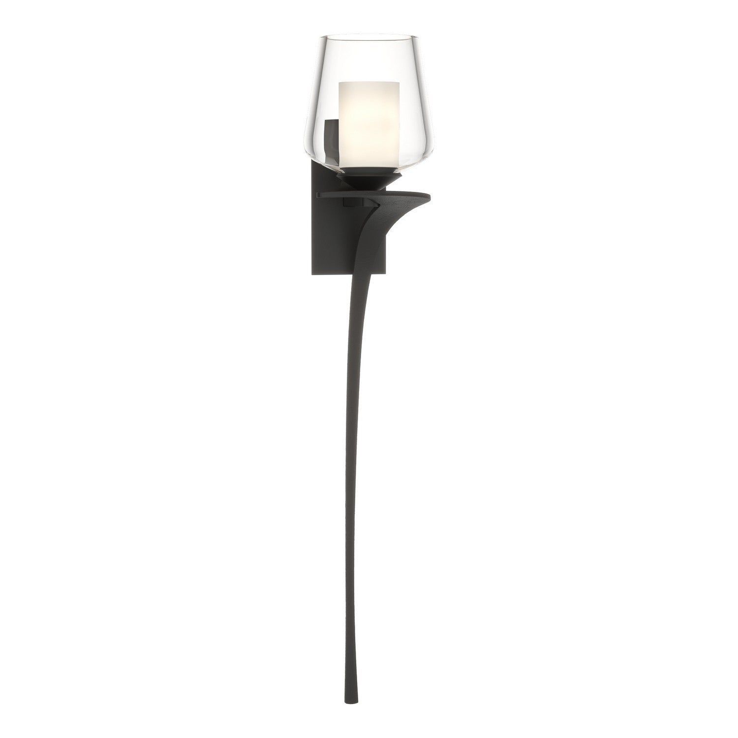 Hubbardton Forge - 204712-SKT-RGT-10-ZU0291 - Antasia Double Glass 1 Light Sconce - Antasia - Black
