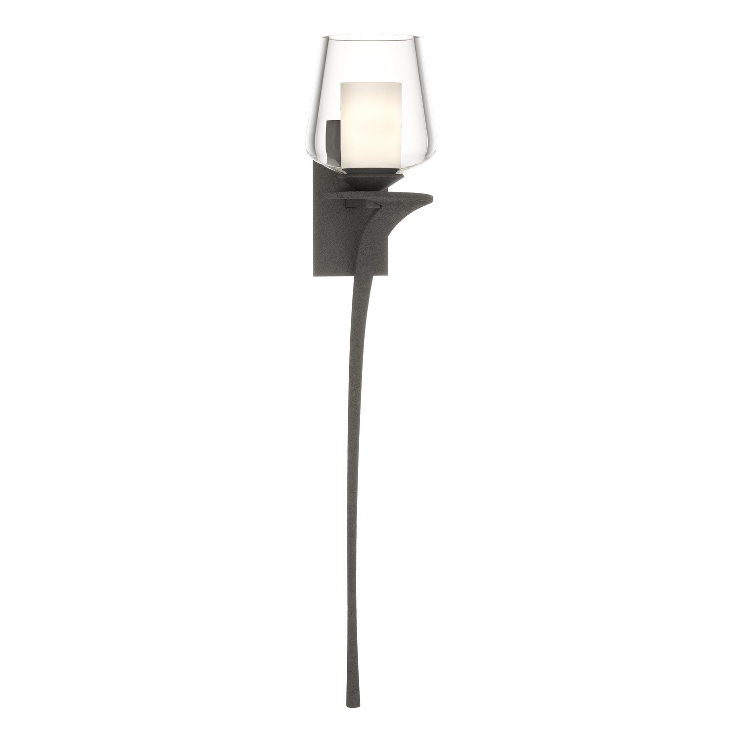 Hubbardton Forge - 204712-SKT-RGT-20-ZU0291 - Antasia Double Glass 1 Light Sconce - Antasia - Natural Iron