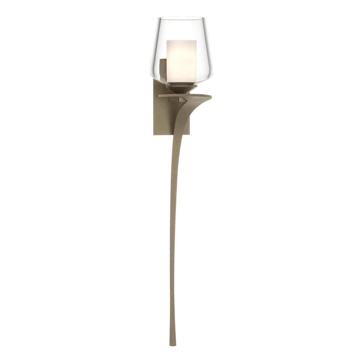 Hubbardton Forge - 204712-SKT-RGT-84-ZU0291 - Antasia Double Glass 1 Light Sconce - Antasia - Soft Gold