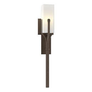 Hubbardton Forge - 204750-SKT-05-GG0441 - One Light Wall Sconce - Mediki - Bronze