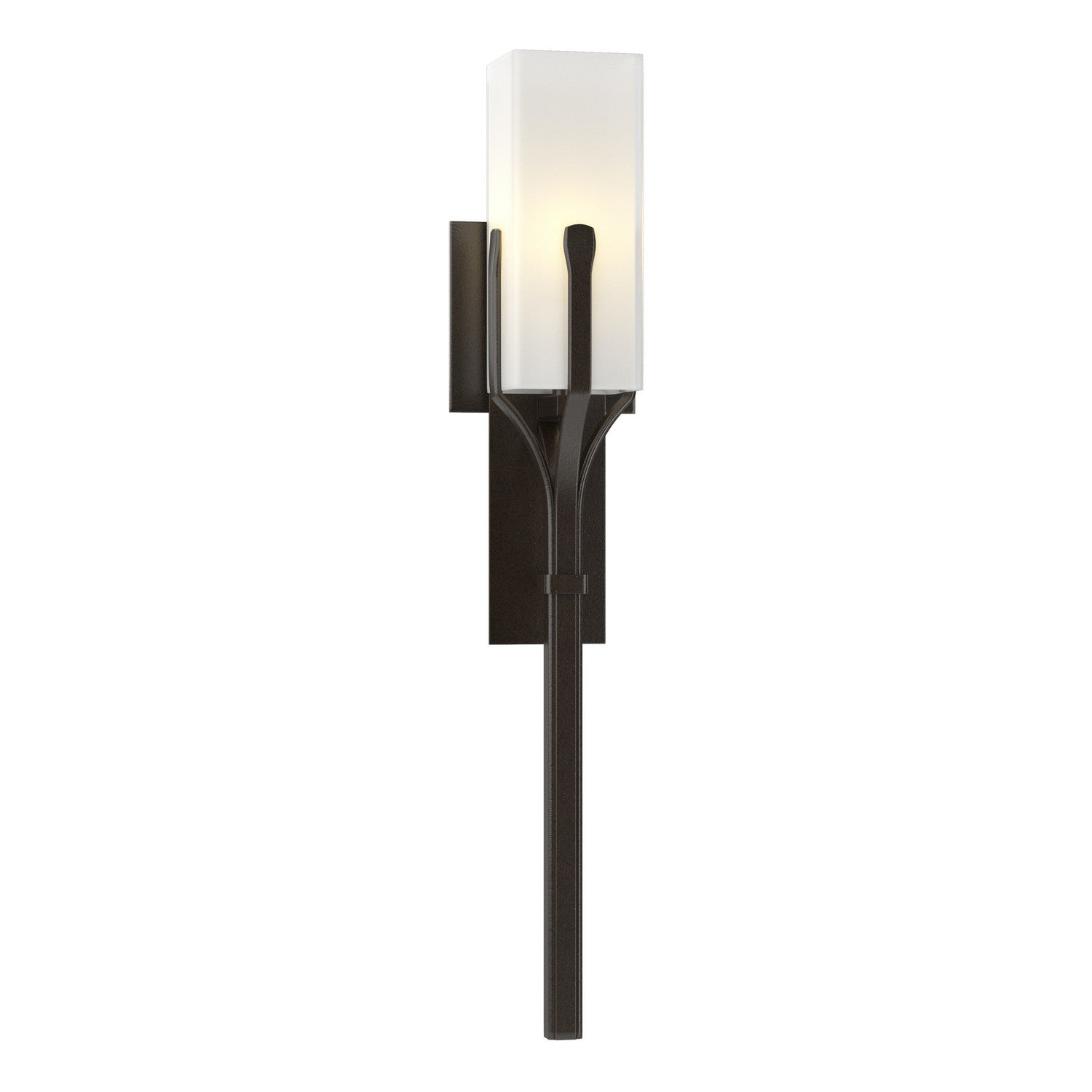 Hubbardton Forge - 204750-SKT-14-GG0441 - One Light Wall Sconce - Mediki - Oil Rubbed Bronze