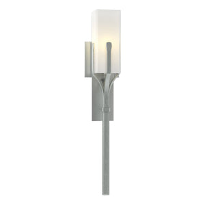 Hubbardton Forge - 204750-SKT-82-GG0441 - One Light Wall Sconce - Mediki - Vintage Platinum