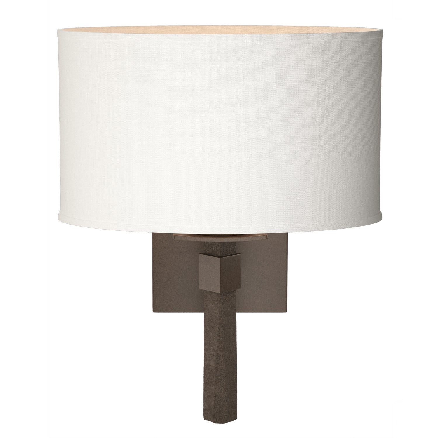 Hubbardton Forge - 204810-SKT-05-SF1195 - Beacon Hall Oval Drum Shade Sconce - Beacon Hall - Bronze