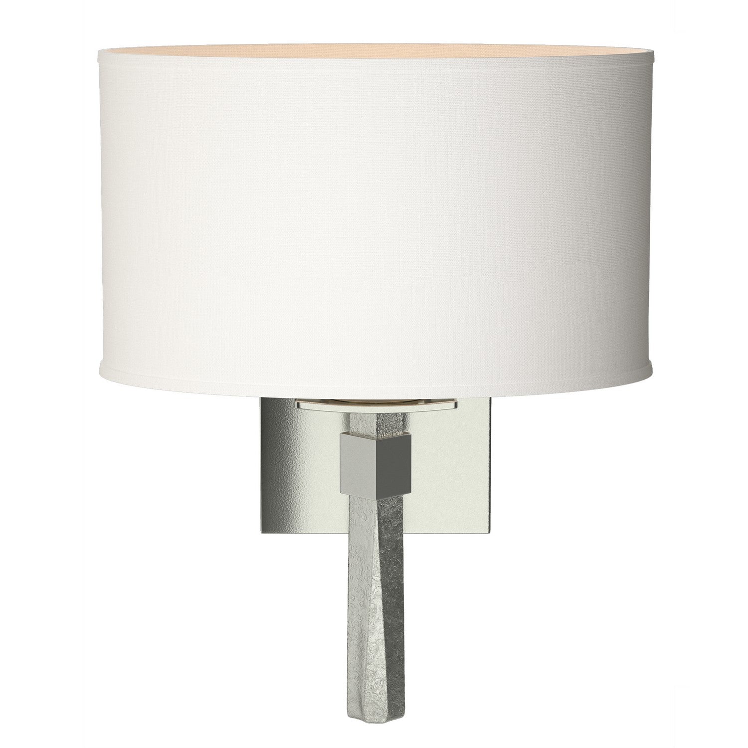 Hubbardton Forge - 204810-SKT-85-SF1195 - Beacon Hall Oval Drum Shade Sconce - Beacon Hall - Sterling