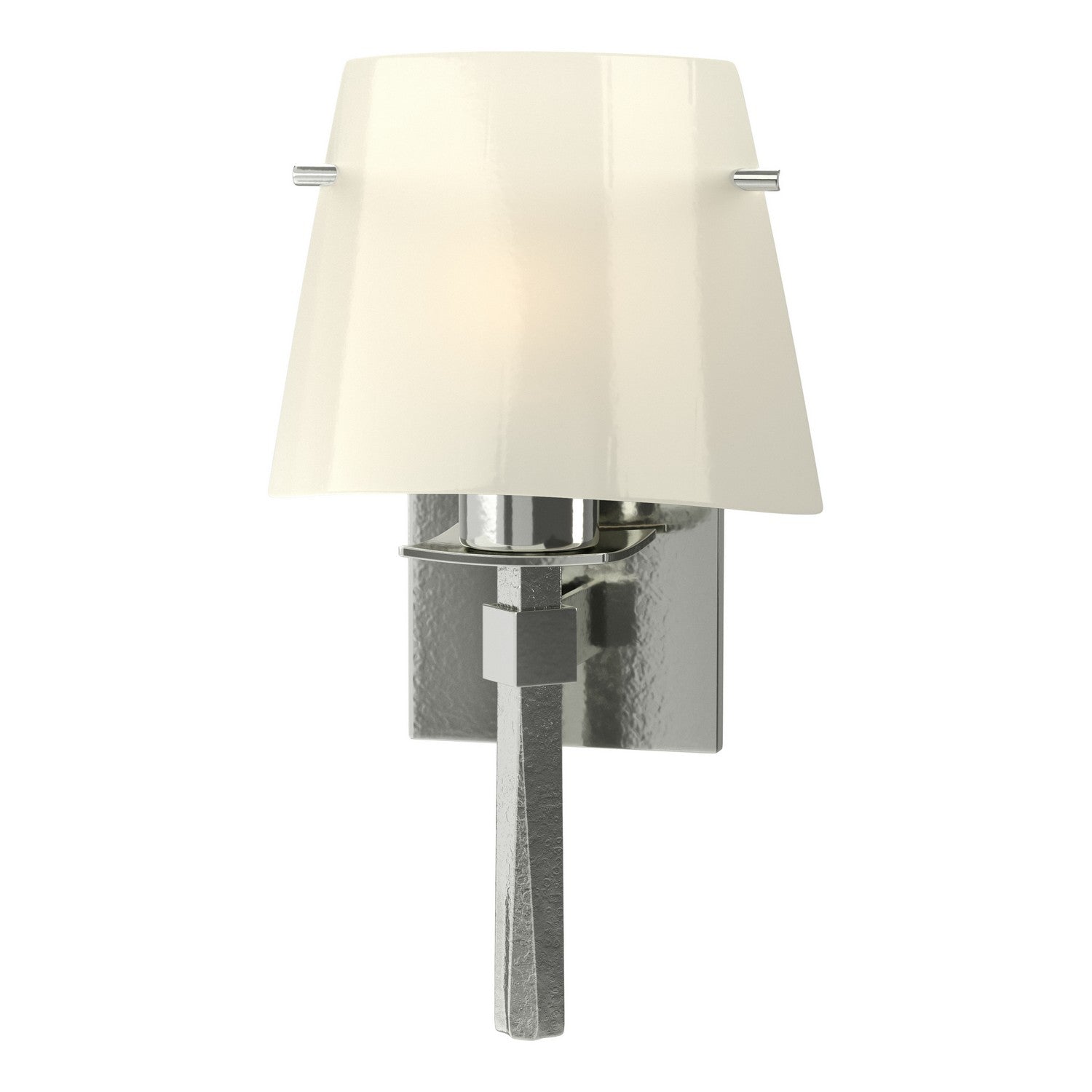 Hubbardton Forge - 204825-SKT-85-CC0246 - Beacon Hall Half Cone Glass Sconce - Beacon Hall - Sterling