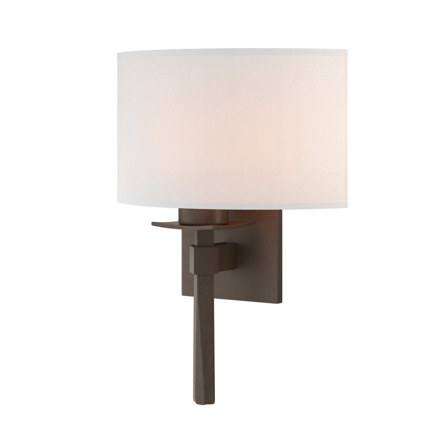 Hubbardton Forge - 204826-SKT-05-SF1092 - Beacon Hall Half Drum Shade Sconce - Beacon Hall - Bronze