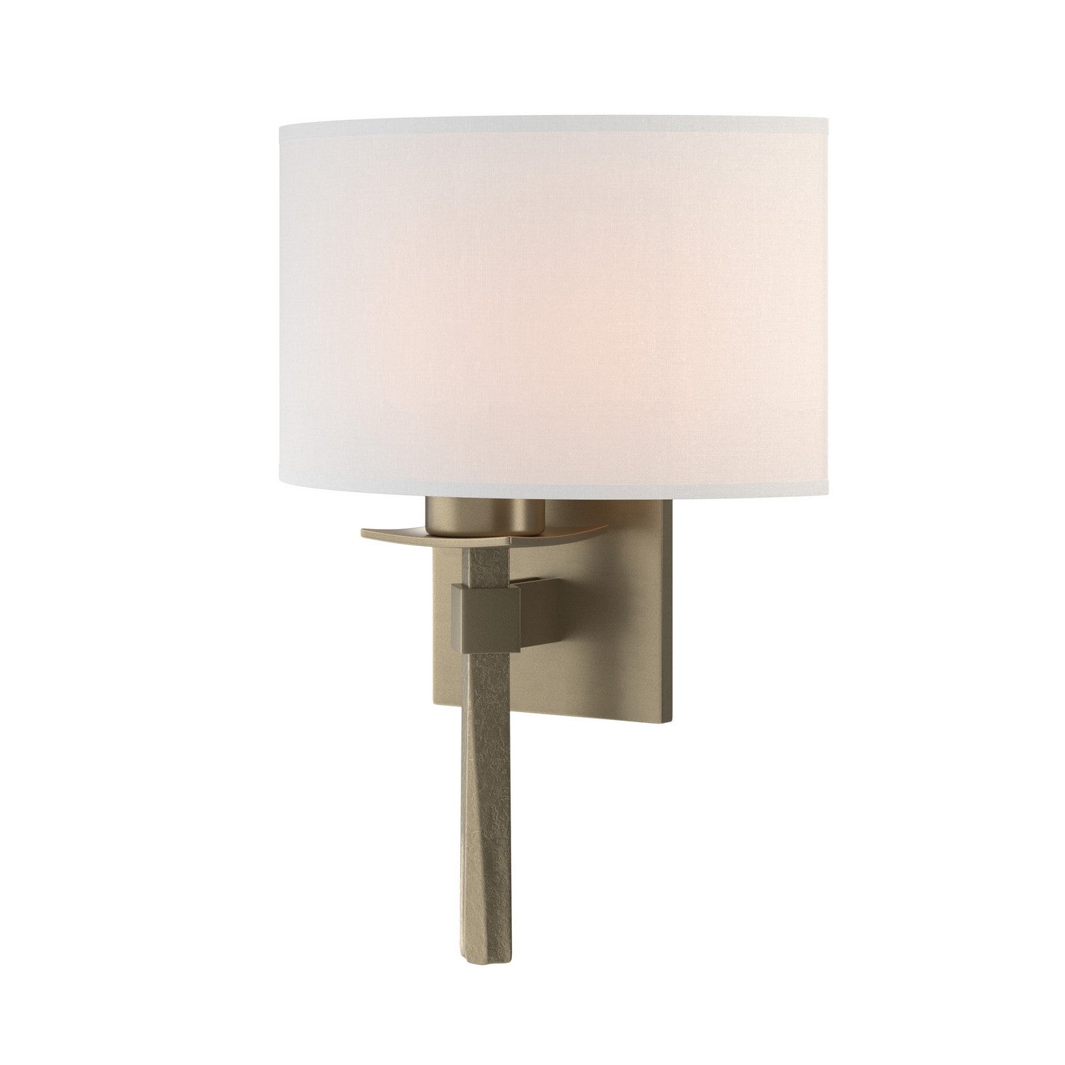 Hubbardton Forge - 204826-SKT-84-SF1092 - Beacon Hall Half Drum Shade Sconce - Beacon Hall - Soft Gold