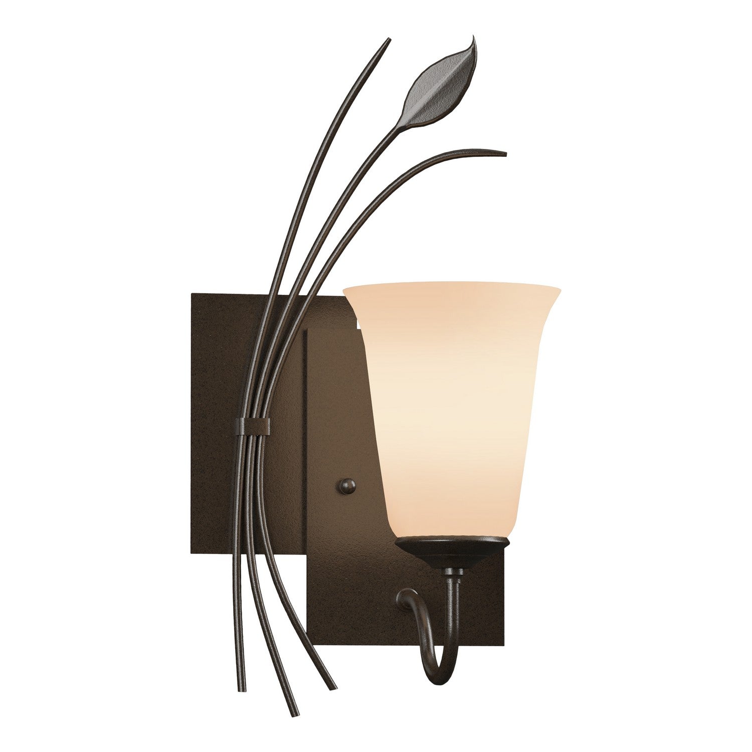 Hubbardton Forge - 205122-SKT-LFT-14-GG0035 - Forged Leaf Sconce - Leaf - Oil Rubbed Bronze