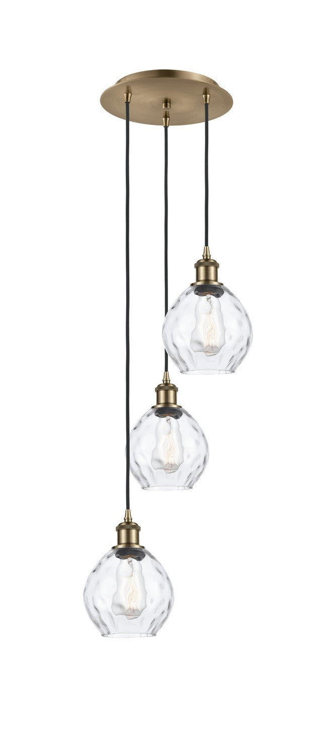 Innovations - 113B-3P-AB-G362 - LED Pendant - Ballston - Antique Brass