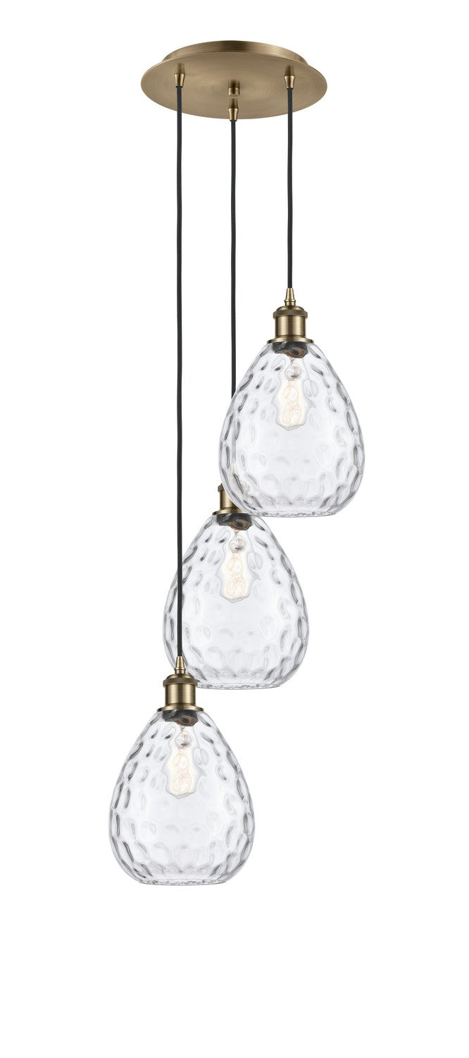 Innovations - 113B-3P-AB-G372 - LED Pendant - Ballston - Antique Brass