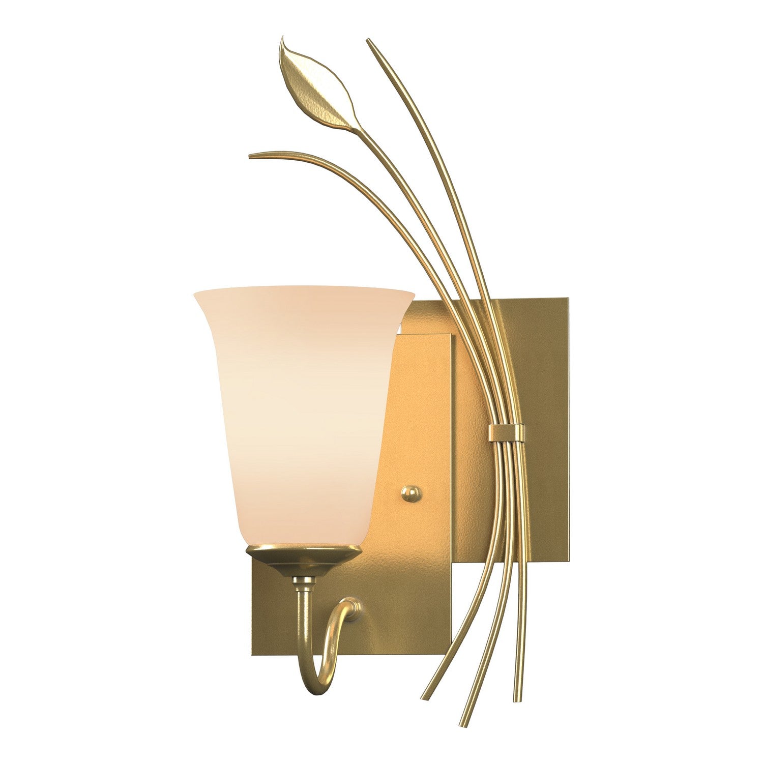 Hubbardton Forge - 205122-SKT-RGT-89-GG0035 - Forged Leaf Sconce - Leaf - Ink