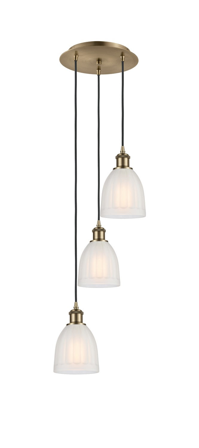 Innovations - 113B-3P-AB-G441 - LED Pendant - Ballston - Antique Brass