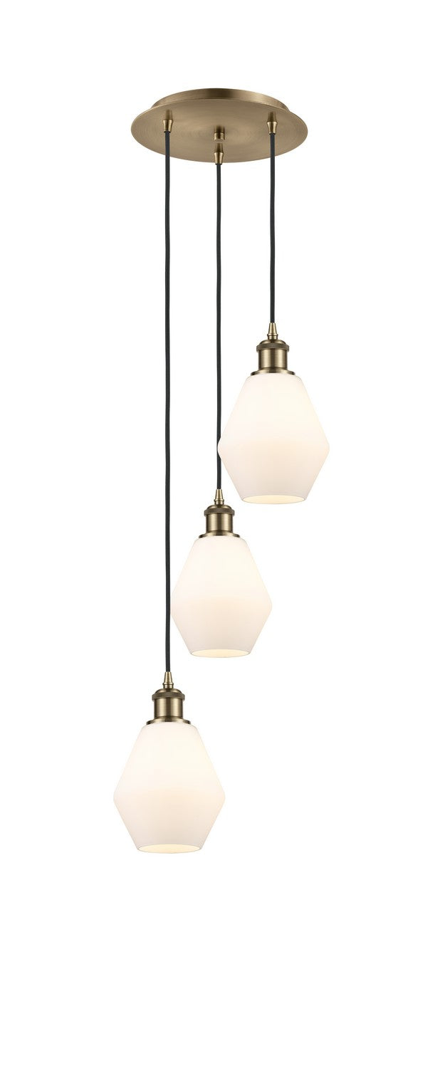 Innovations - 113B-3P-AB-G651-6 - LED Pendant - Ballston - Antique Brass