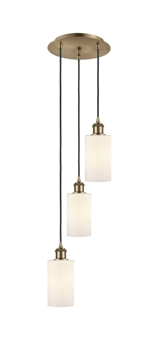 Innovations - 113B-3P-AB-G801 - LED Pendant - Ballston - Antique Brass