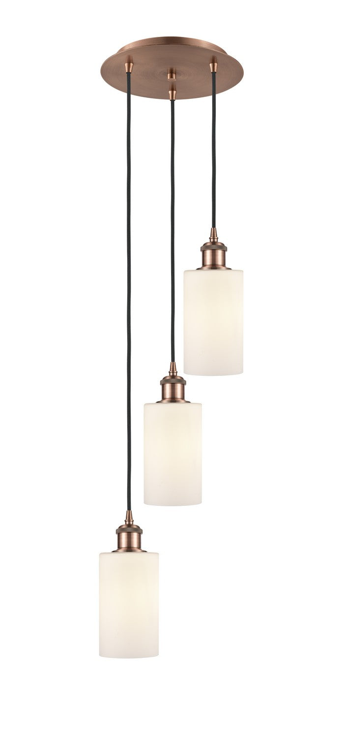 Innovations - 113B-3P-AC-G801 - LED Pendant - Ballston - Antique Copper