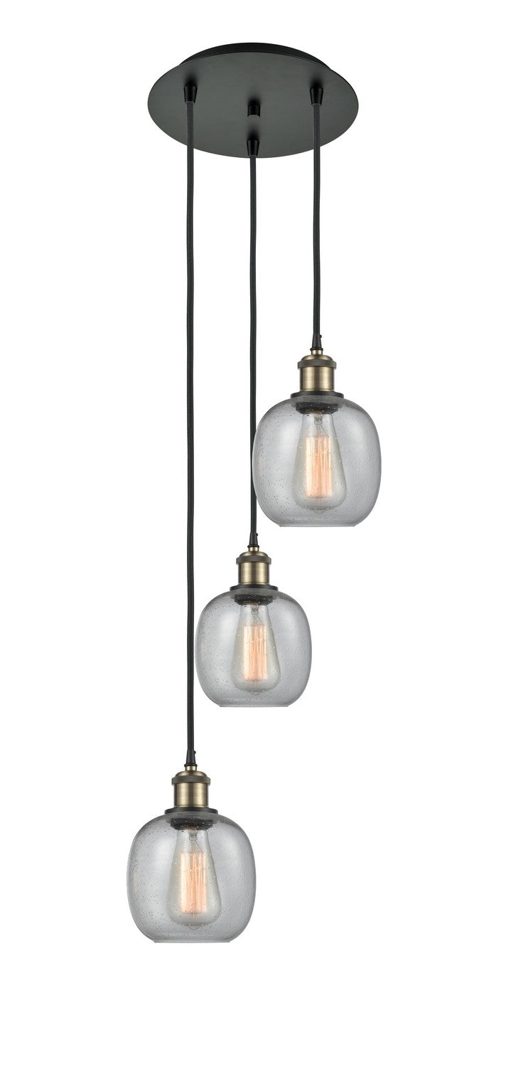 Innovations - 113B-3P-BAB-G104 - LED Pendant - Ballston - Black Antique Brass